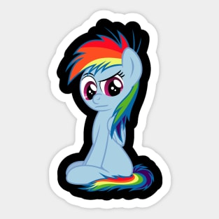 Rainbow Dash Filly Sticker